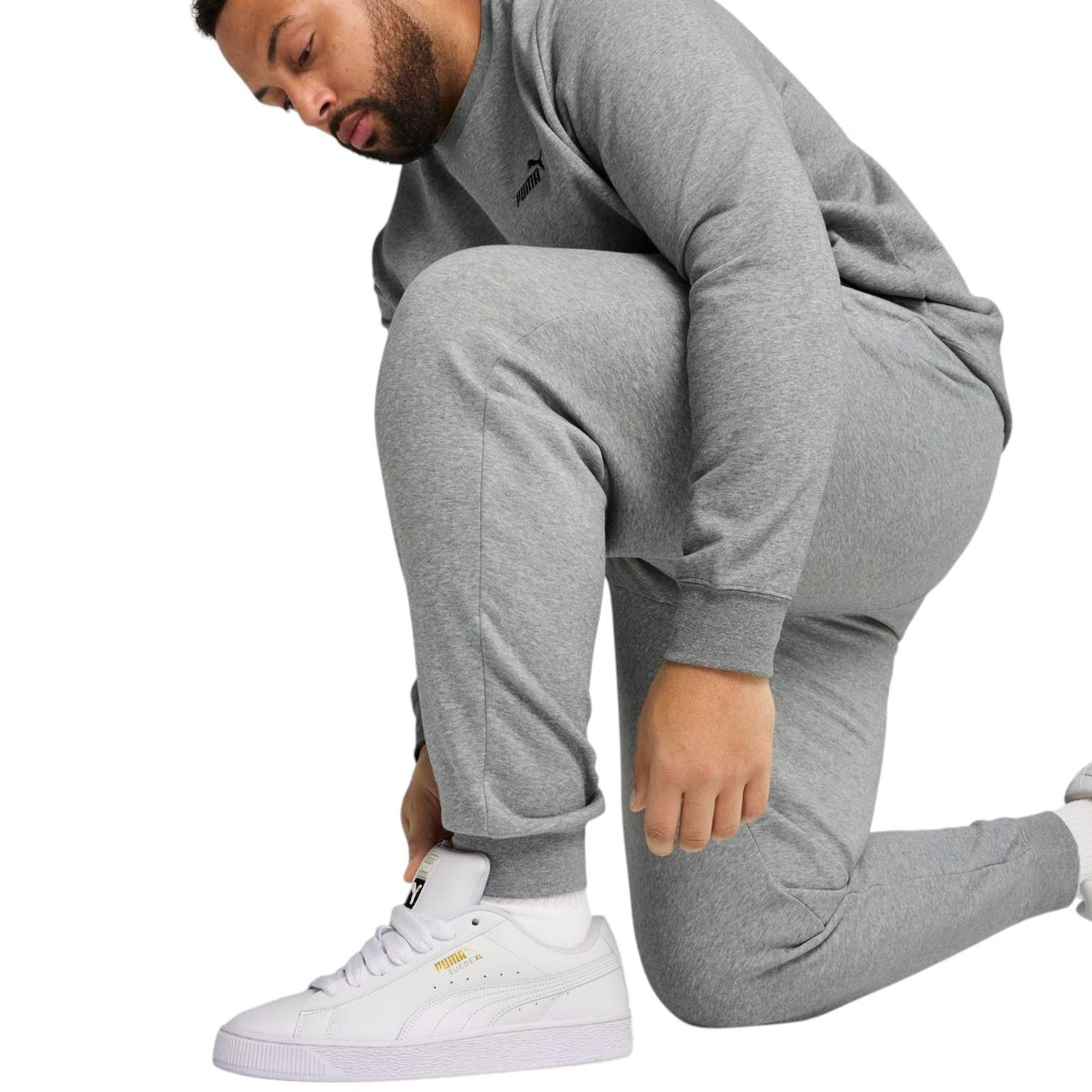 Puma Essentials No. 1 Logo Mens Medium-Rise Fleece Sweatpants