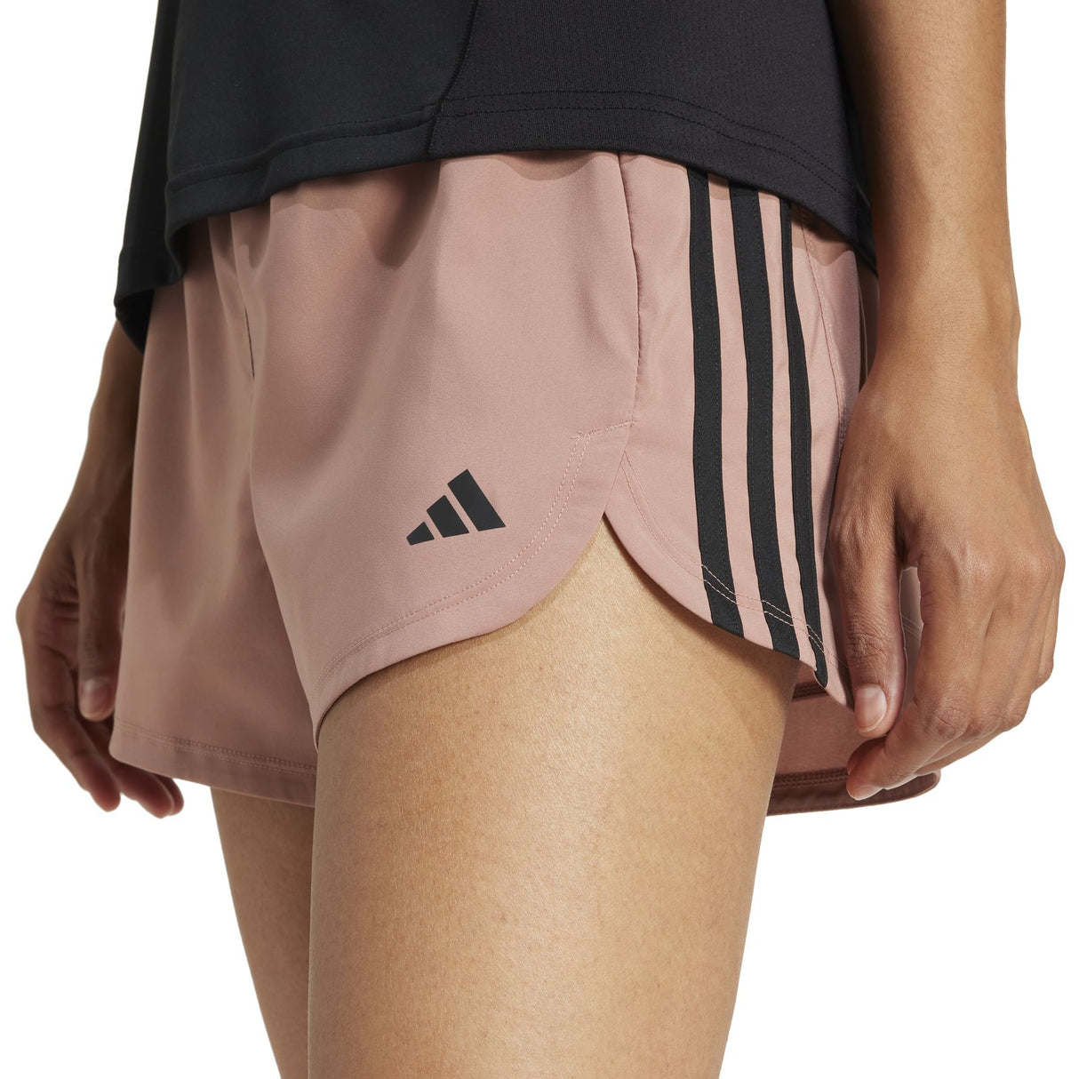 adidas Pacer Woven High-Waisted Womens Shorts
