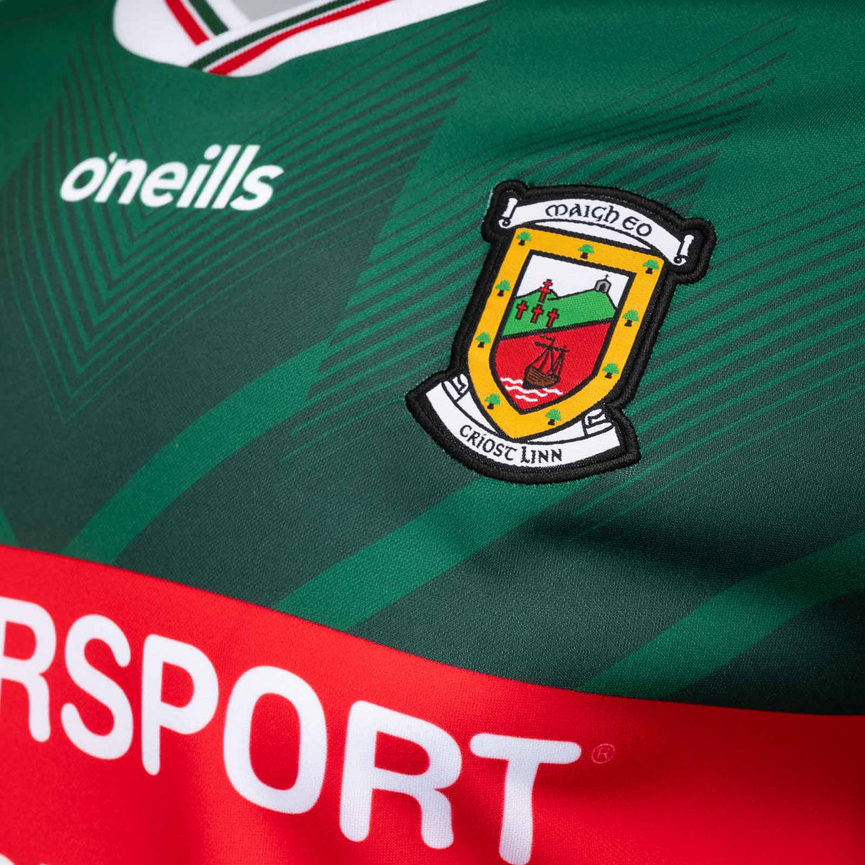 O'Neills Mayo GAA 2025 Player Fit Home Jersey