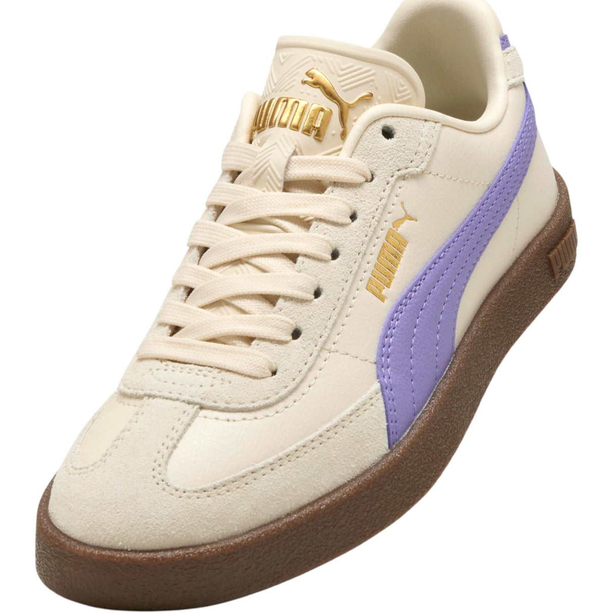 Puma Club II Era Kids Lace Sneakers Front Side Close-Up View