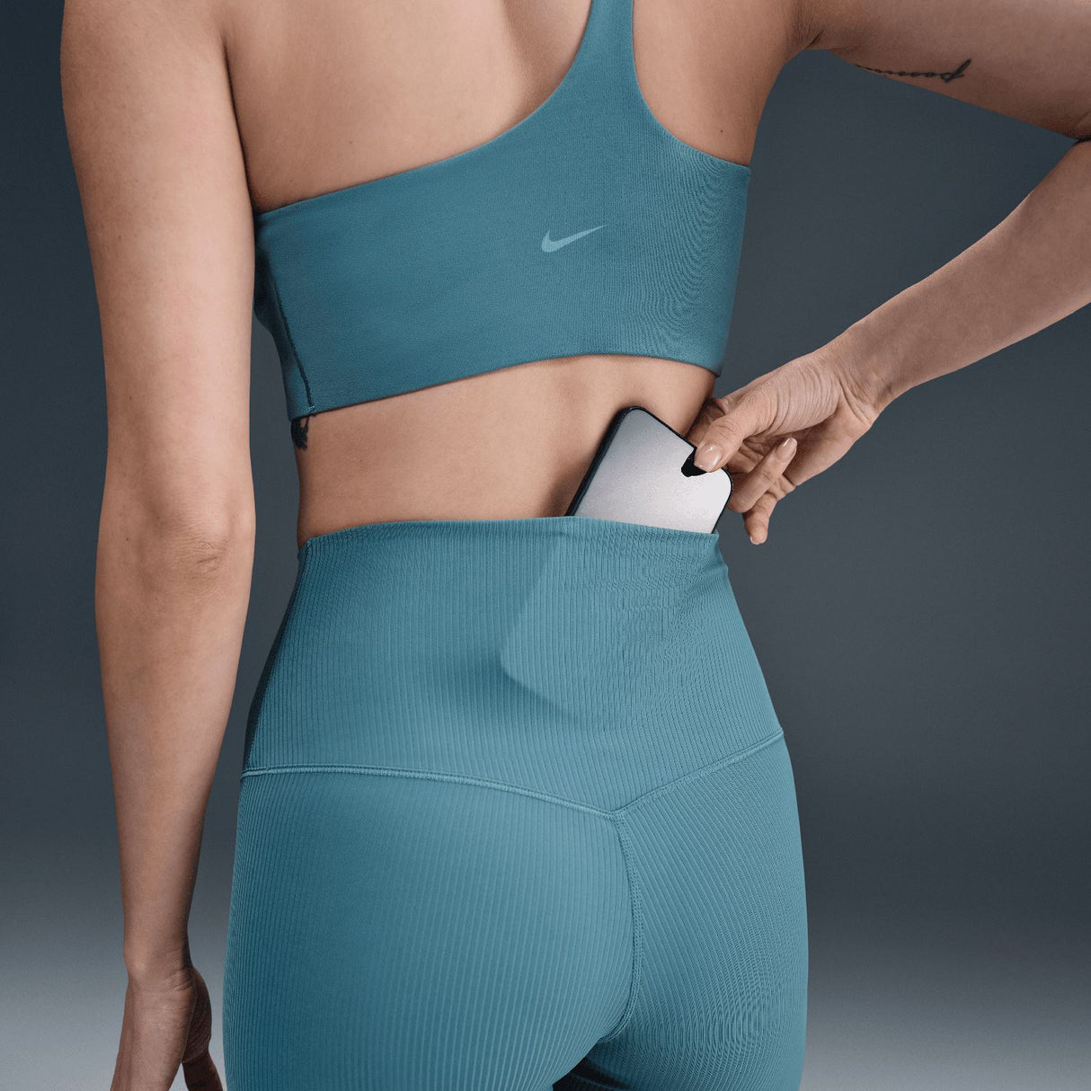 Nike DF Zenvy HR Womens Tight Blue