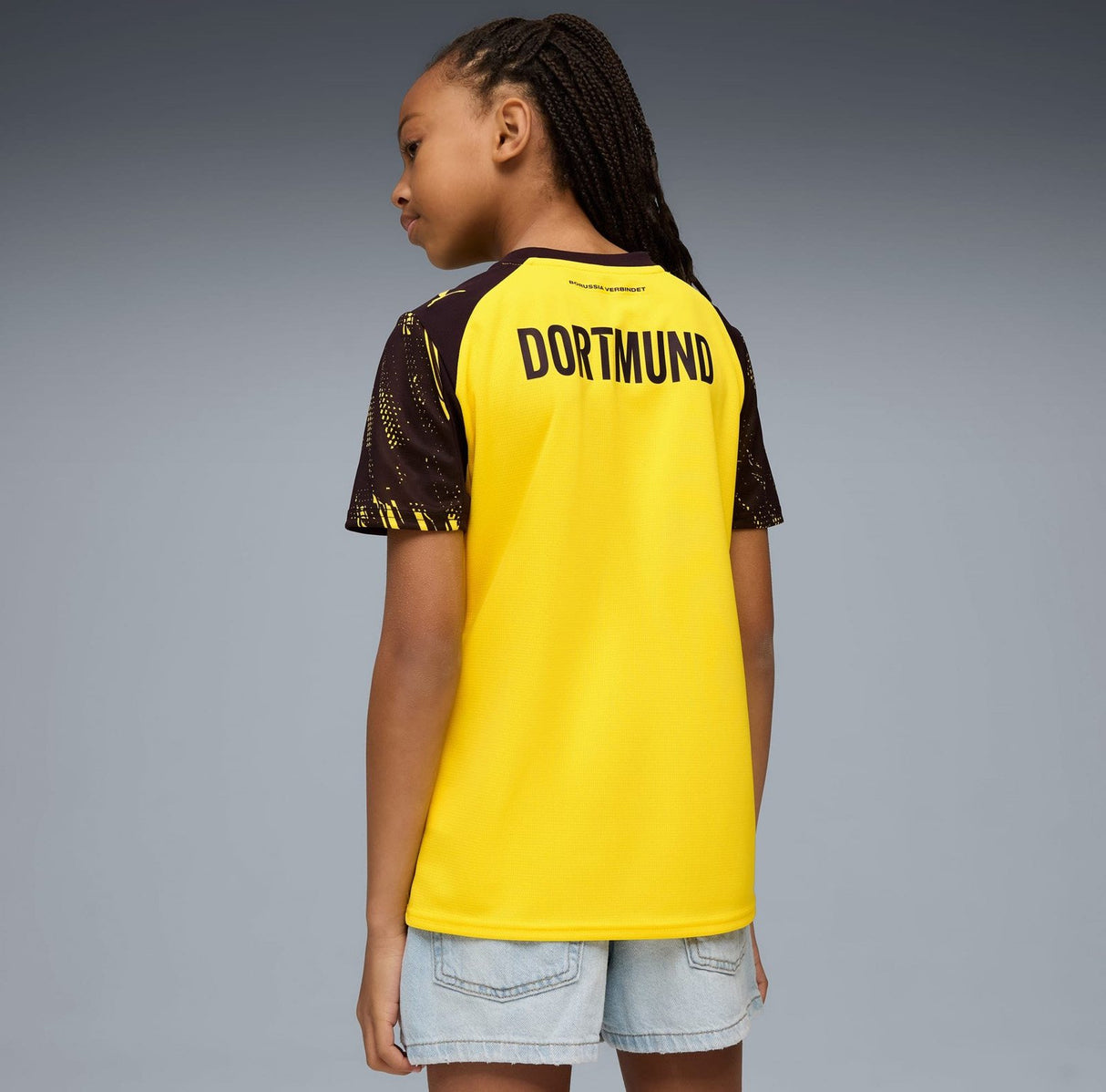 Puma BVB 25 Kids Home Jersey Yellow