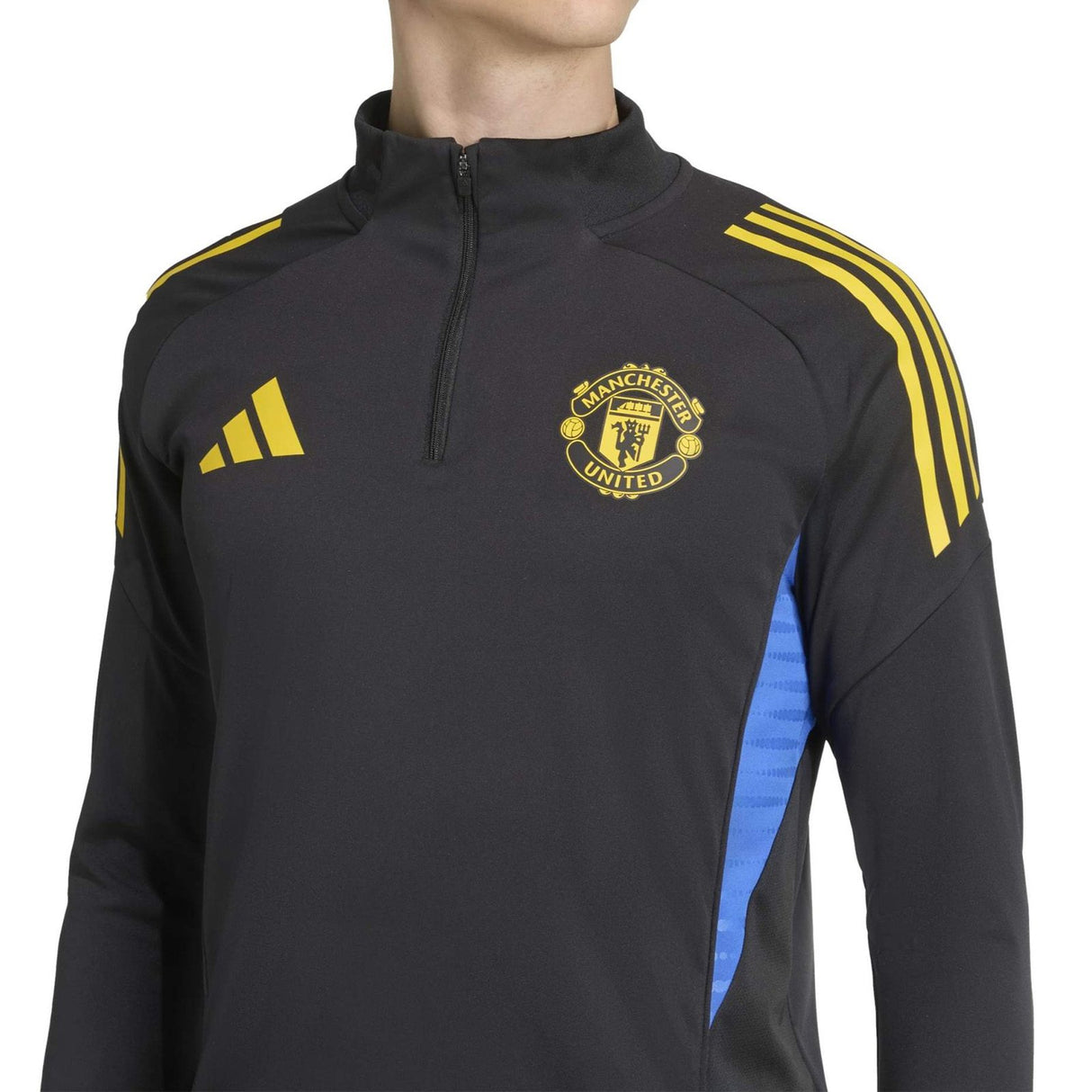 adidas MUFC 25 EU Train QZ Top Black