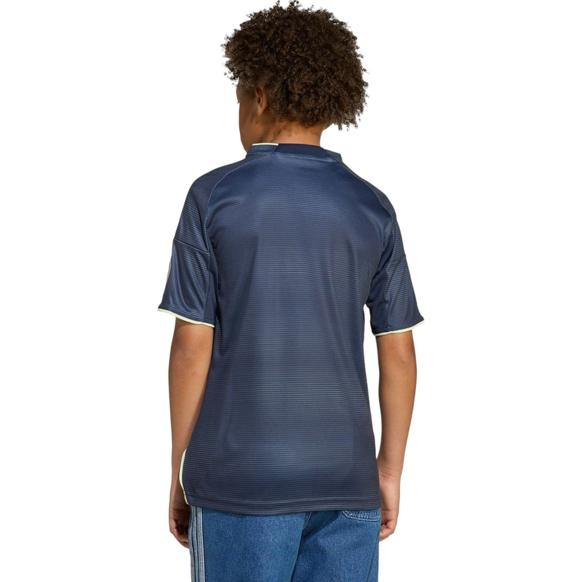 adidas Real Madrid Football 2025/26 Kids Short Sleeved Away Jersey Model Back View