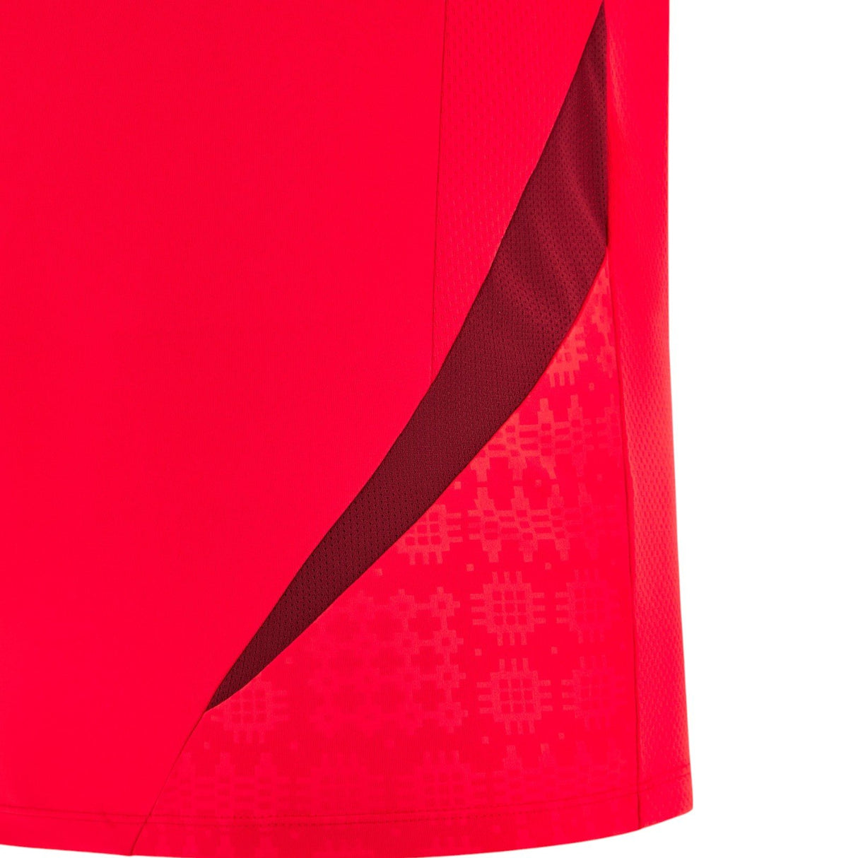 Macron Welsh Rugby 2025/26 Mens Sleeveless Training Singlet Close-Up Side View