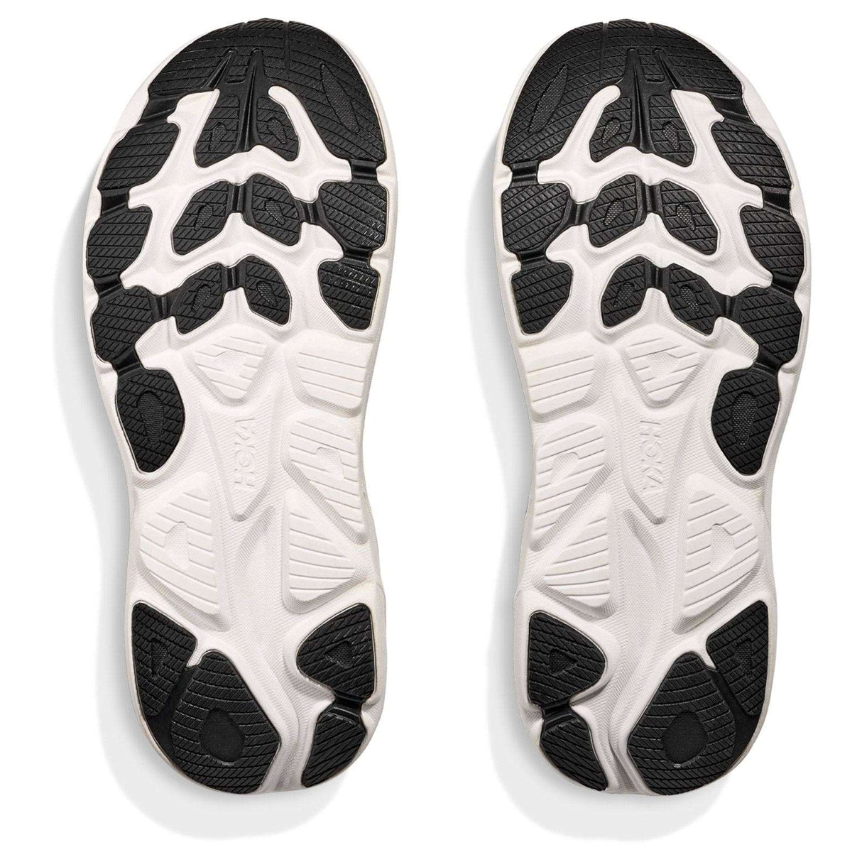 HOKA Mens CLIFTON 10 Wide Black/White