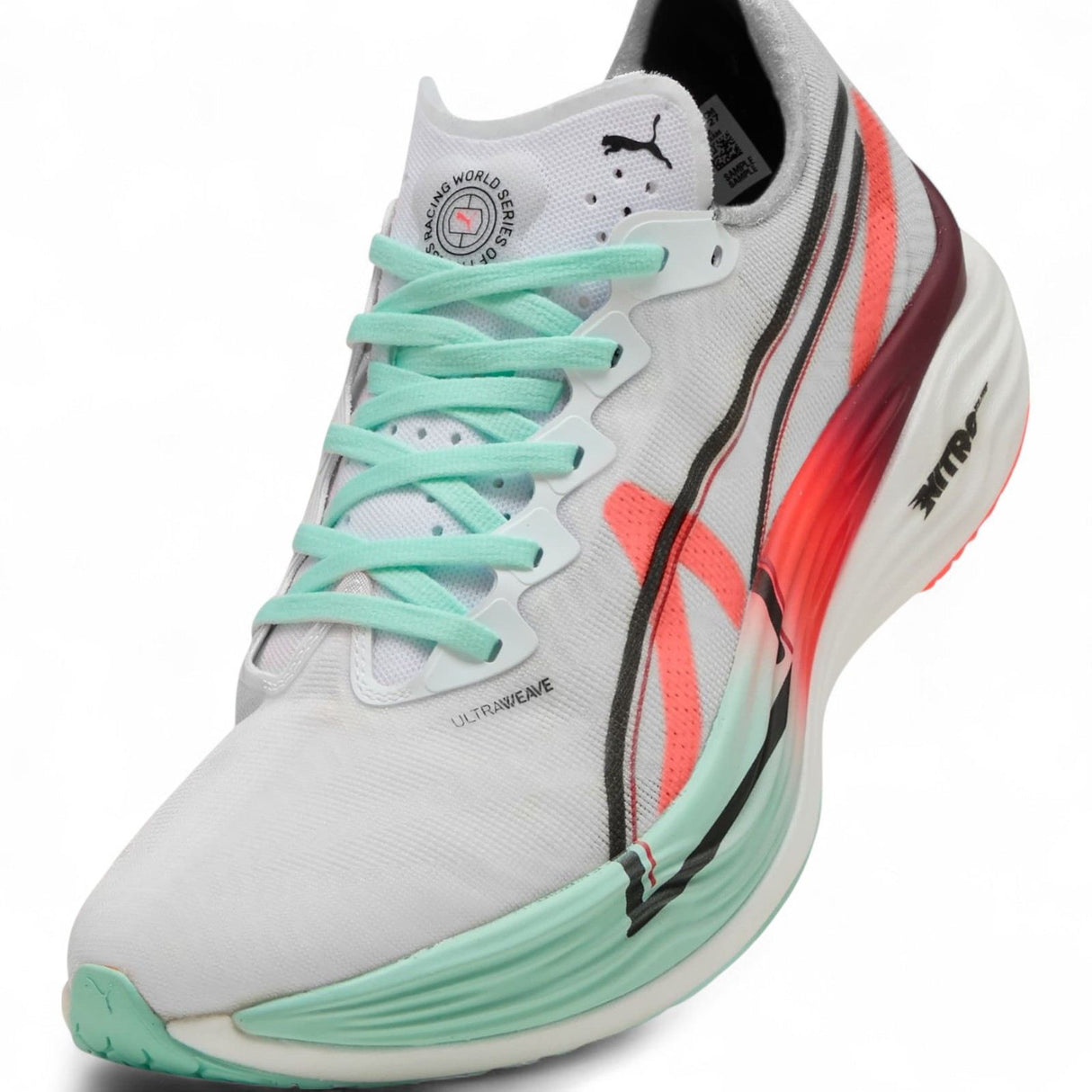 Puma x Hyrox Deviate NITRO Elite 3 Womens Running Shoes Front Side Full View