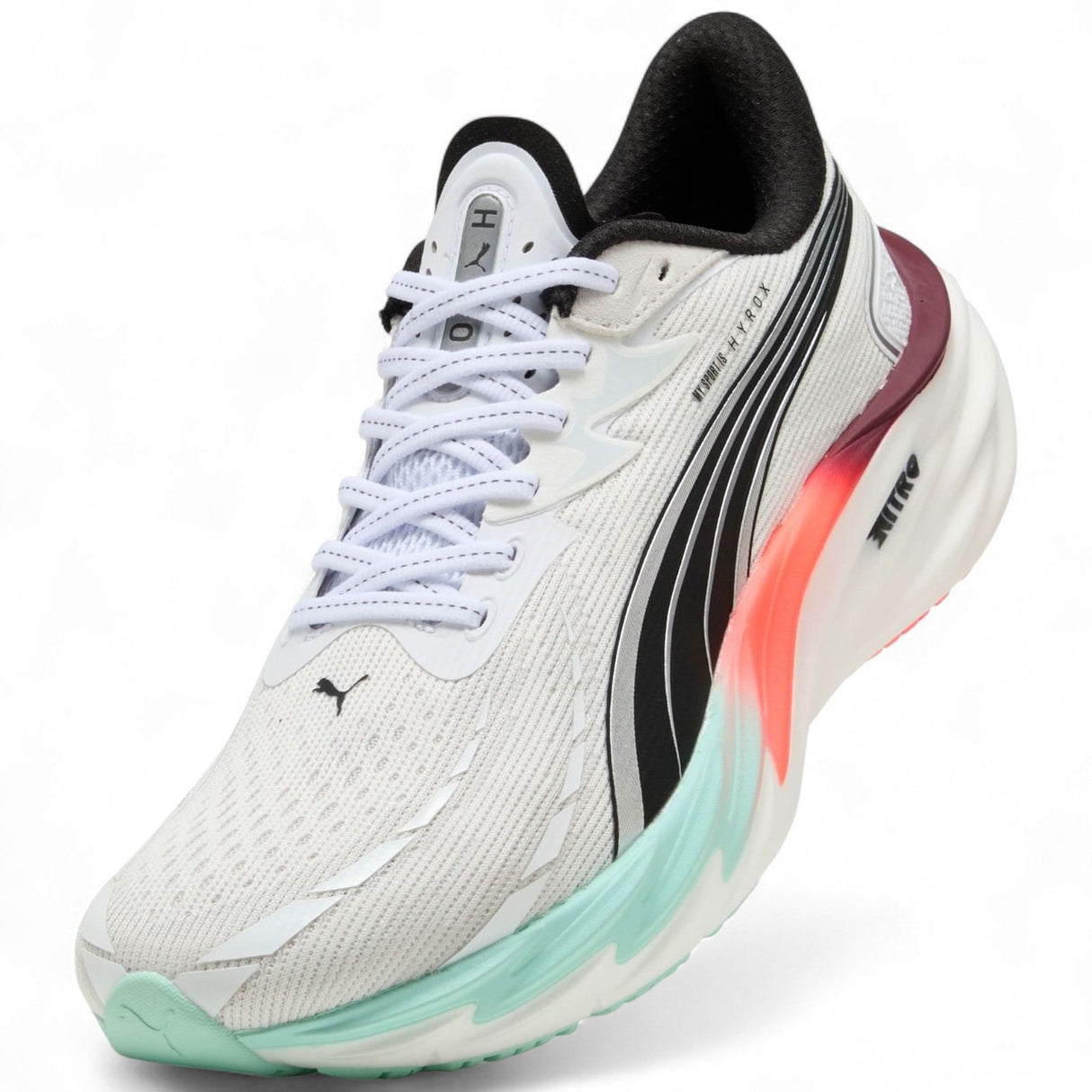 Puma Velocity Nitro 4 Hyrox Mens Regular-Fit Running Shoes Upper View