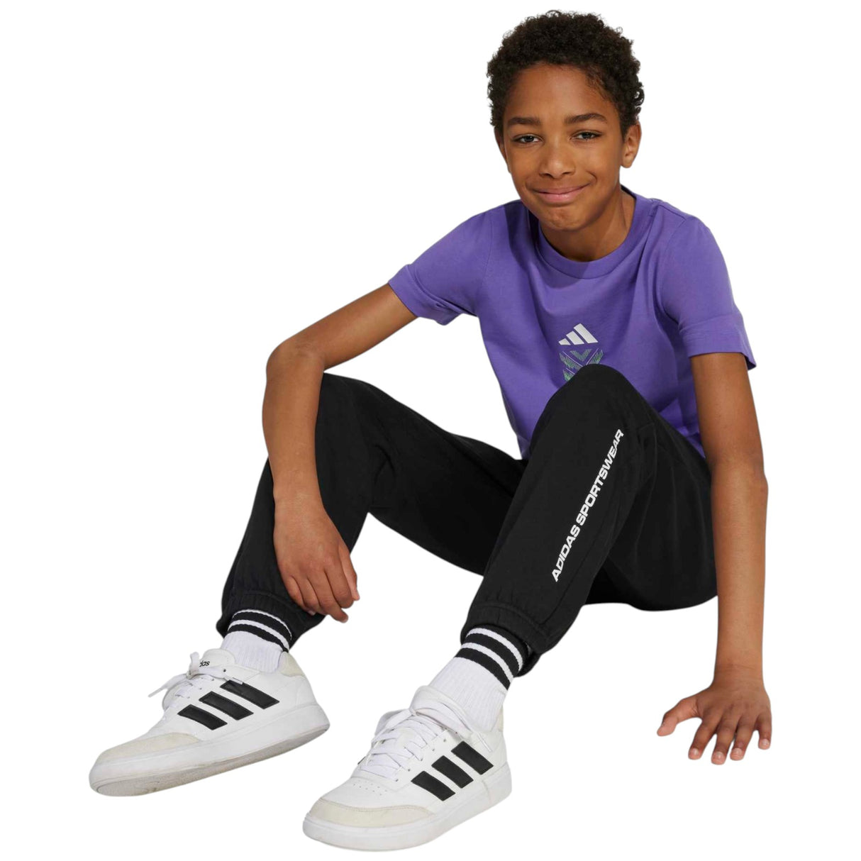 adidas adidas Slogan Fleece Kids Joggers