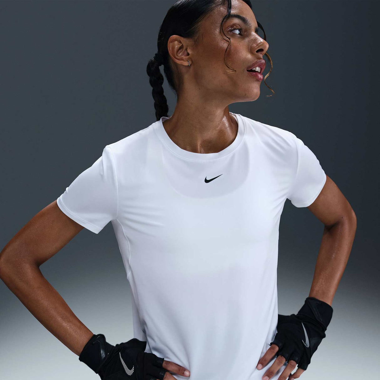 Nike One Classic Womens Dri-FIT Short-Sleeve Top