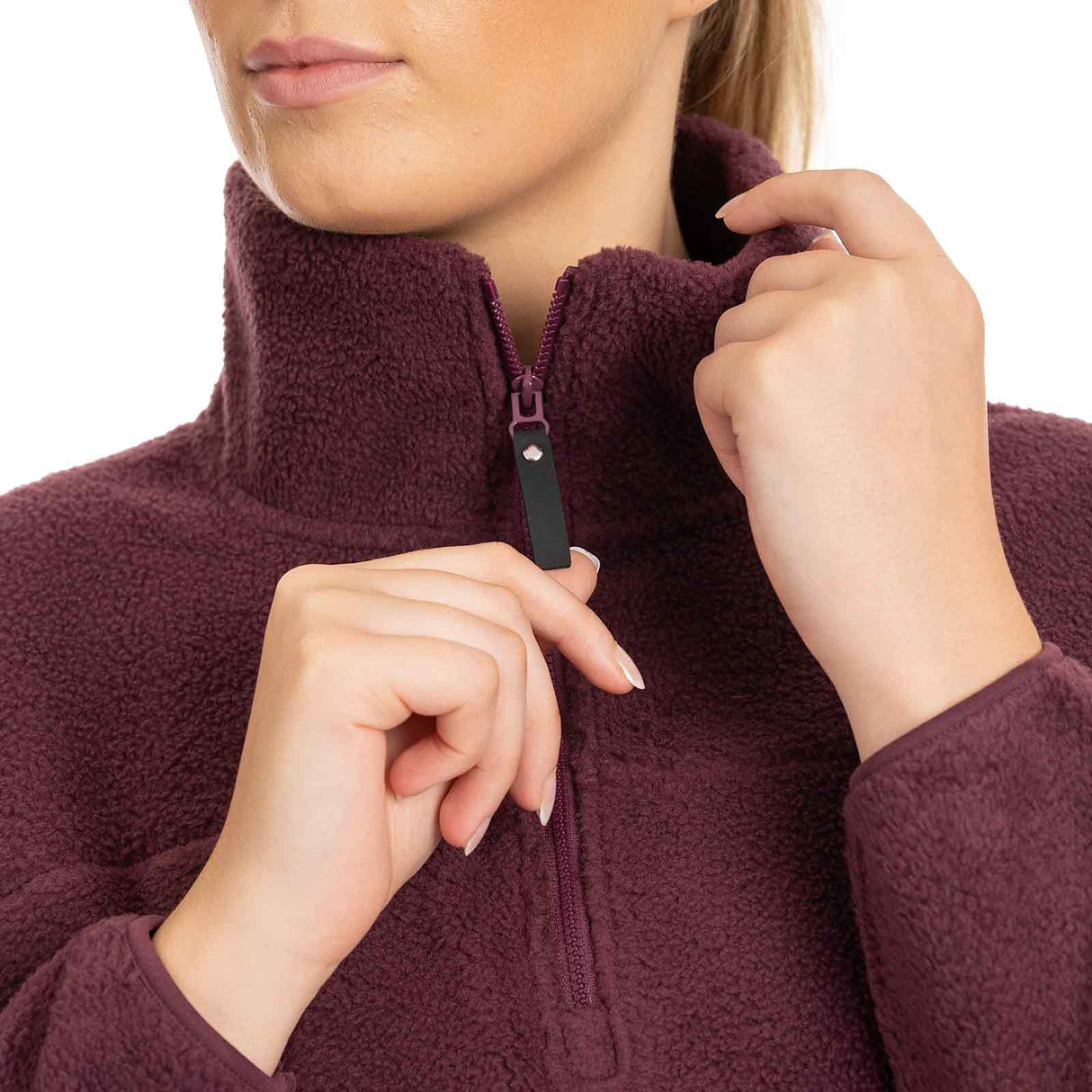 Energetics Aurora Womens Half-Zip Fleece Top