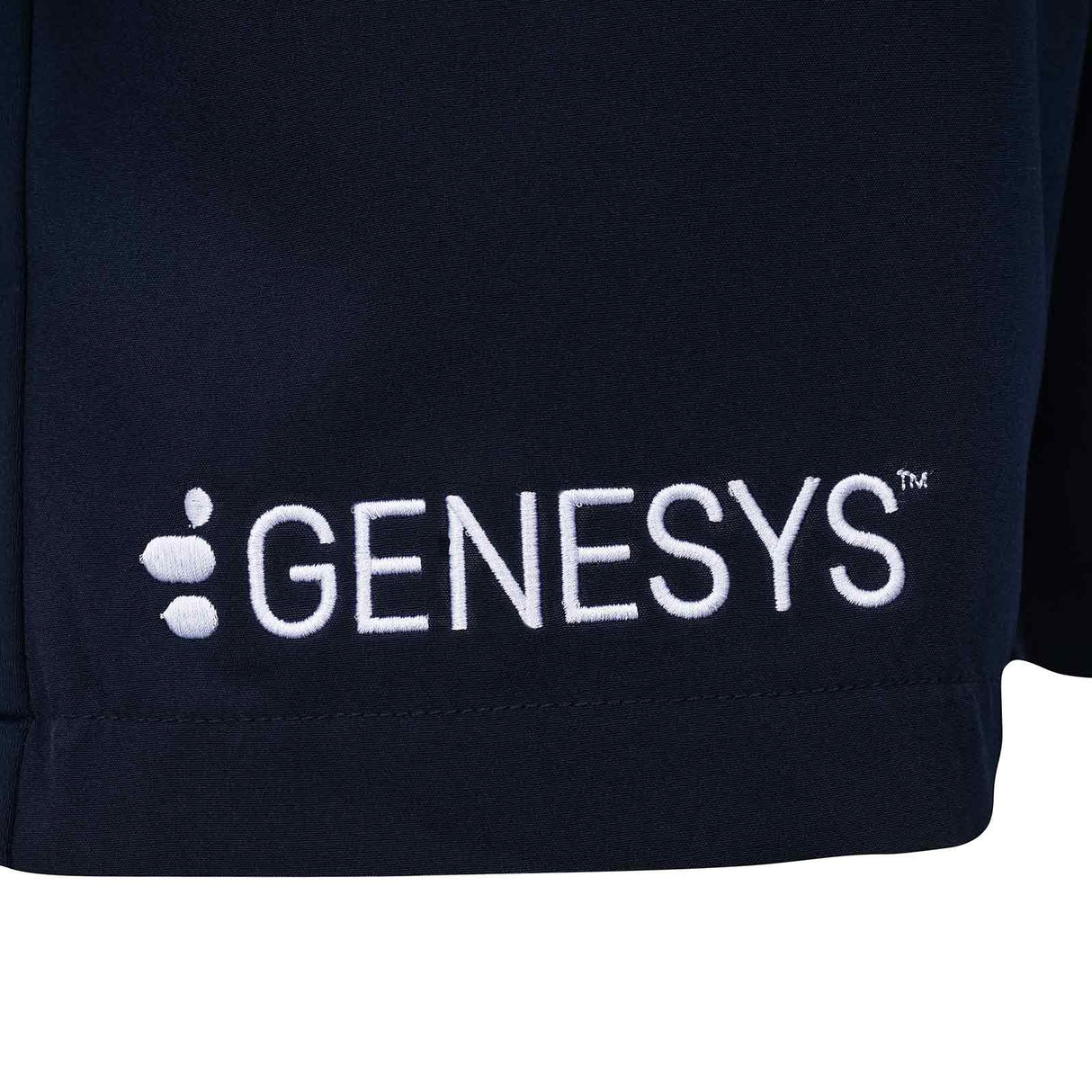 Macron Connacht Rugby 2025/26 Mens Bermuda Training Short Close-Up Sponsor Logo View