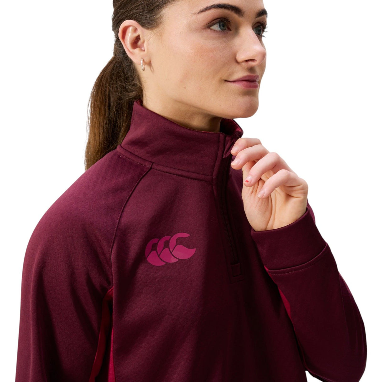 Canterbury IRFU Ireland Rugby Womens Half-Zip Training Top