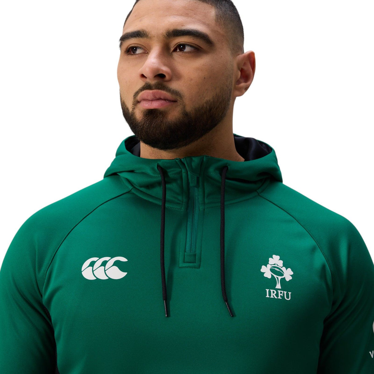 Canterbury IRFU Ireland Rugby Mens Half-Zip Training Hoodie