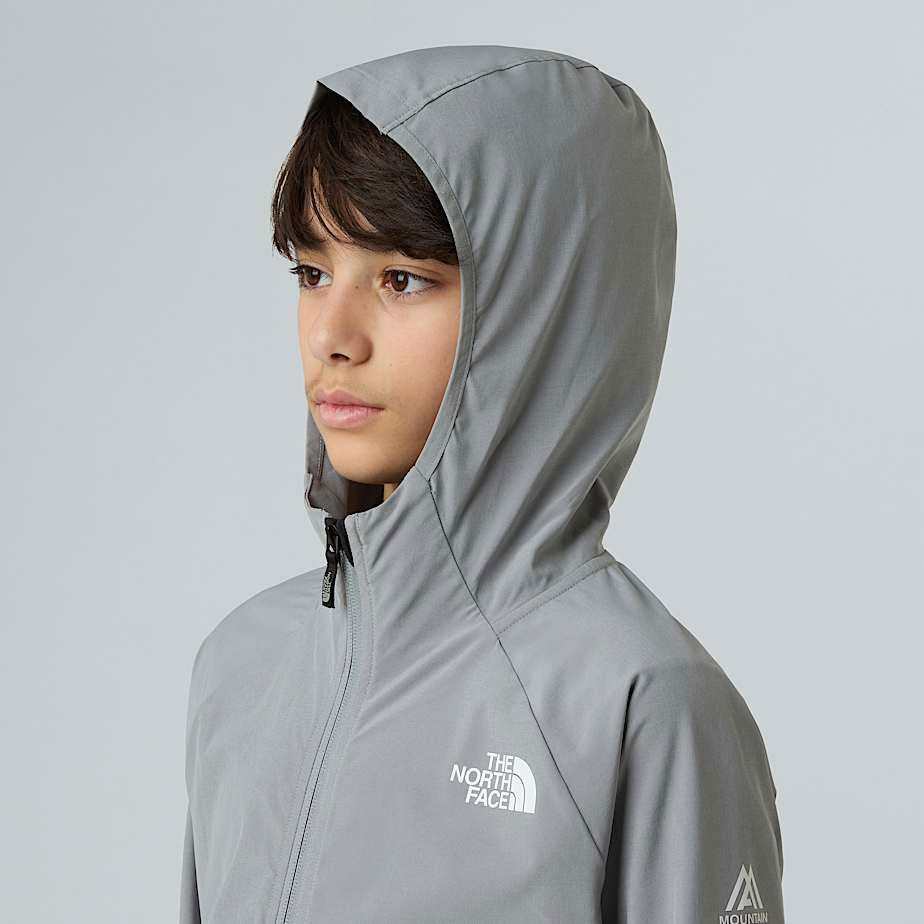 TNF TEEN MOUNTAIN ATHL WVN Boy Jckt Gry