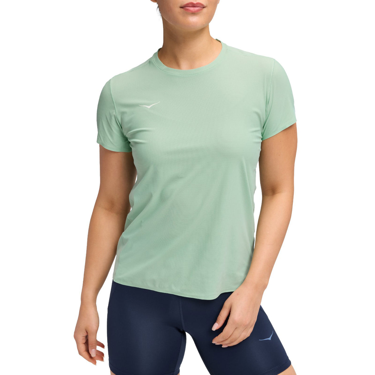 Hoka Airolite Women Short Sleeve 2.0 Grn