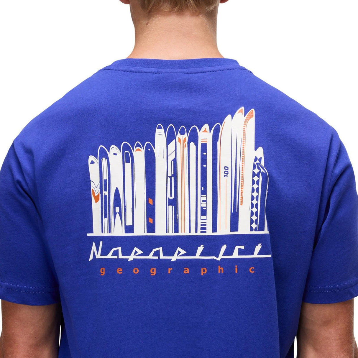 NAPAPIJRI S GUIDE Mens SS Tee Blue