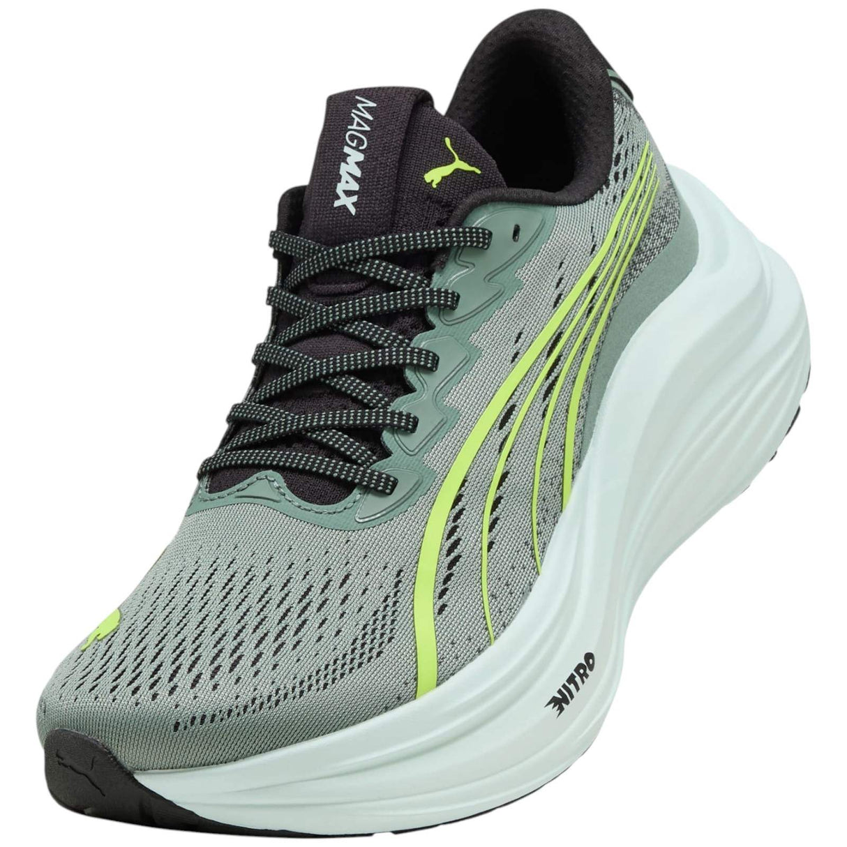 Puma MagMax NITRO Mens Regular-Fit Running Shoes