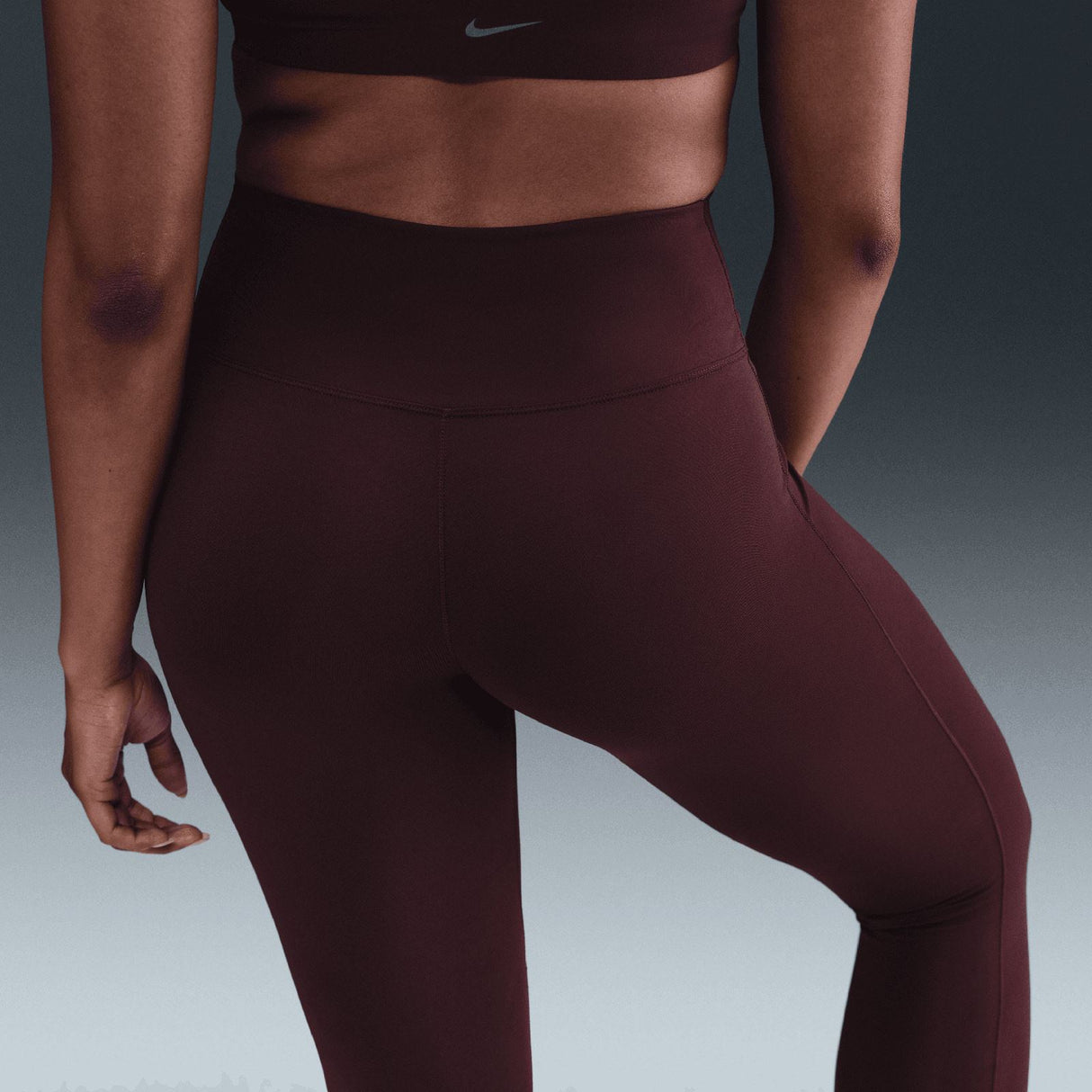 Nike Wmns DF ONE HR TIGHT USEAM Maroon