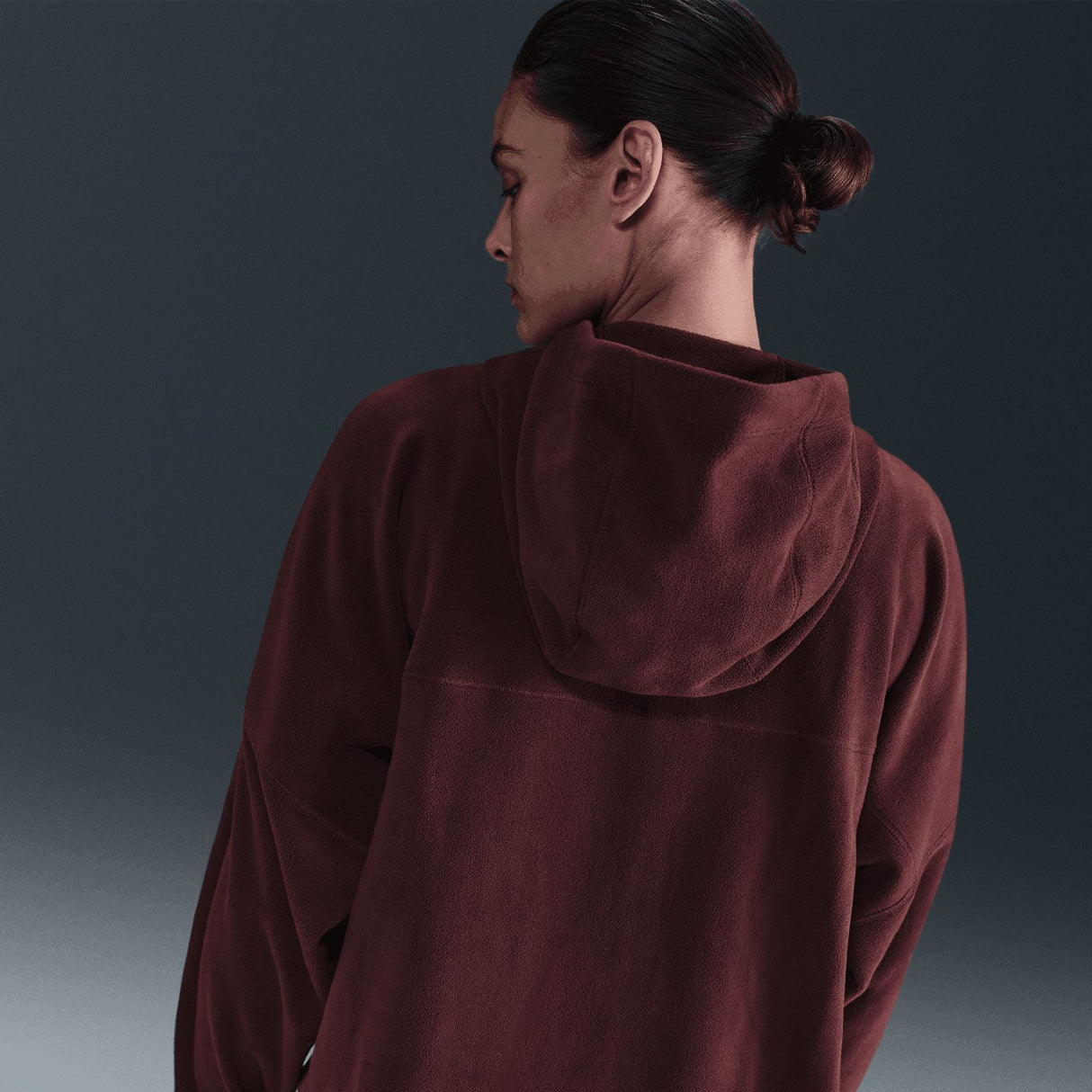 Nike Wmns ONE TF FZ TOP POLAR Maroon