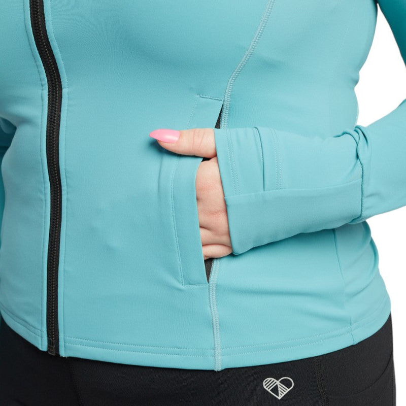 Peachylean Full-Zip Womens Workout Hoodie