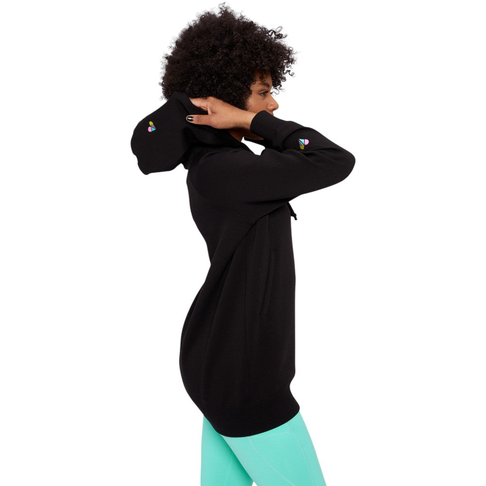 Peachylean Relaxed-Fit Oversized Womens Logo Hoodie