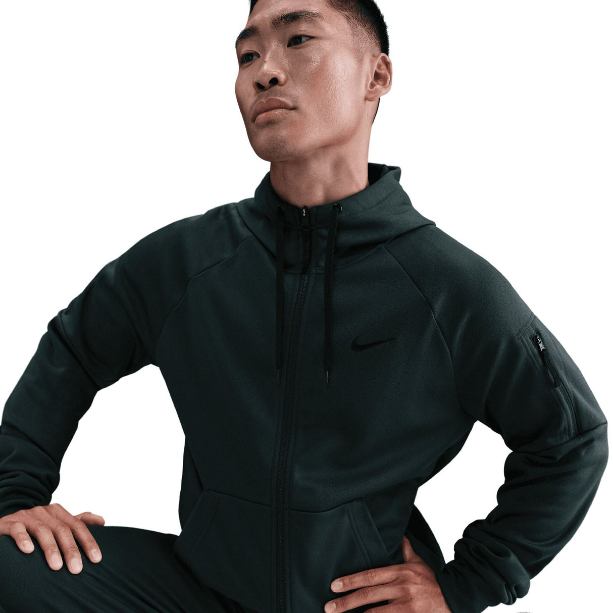 Nike Mens Therma-FIT Full-Zip Fitness Top