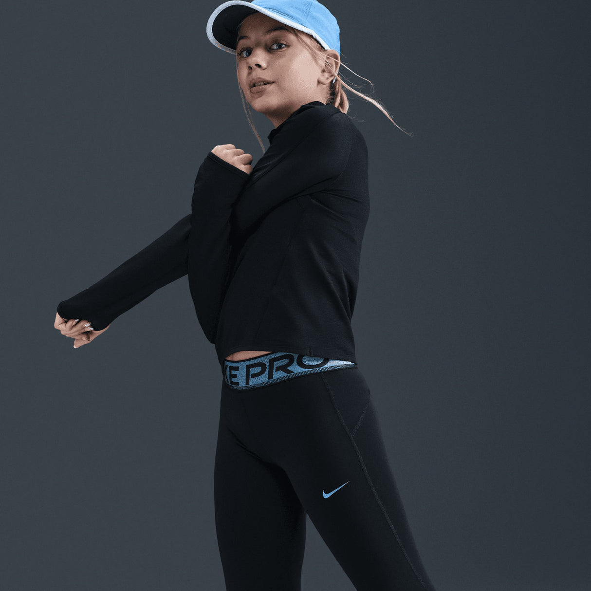 Nike Girls NP DF TIGHT SPORT PACK Black