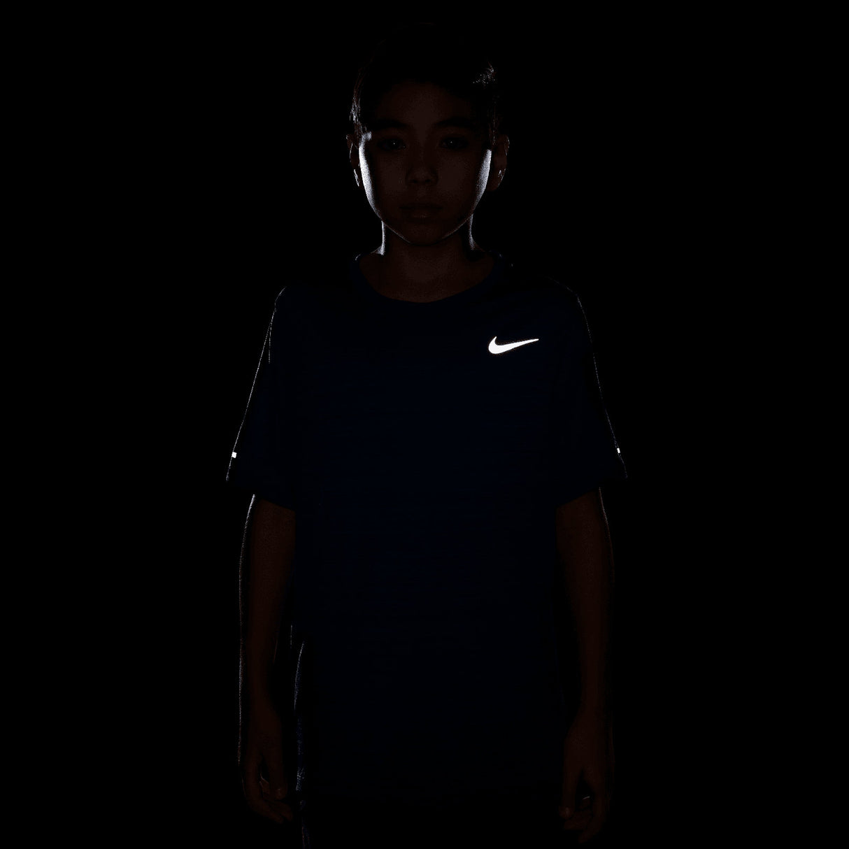 Nike Boys DF SS MILER TOP Green