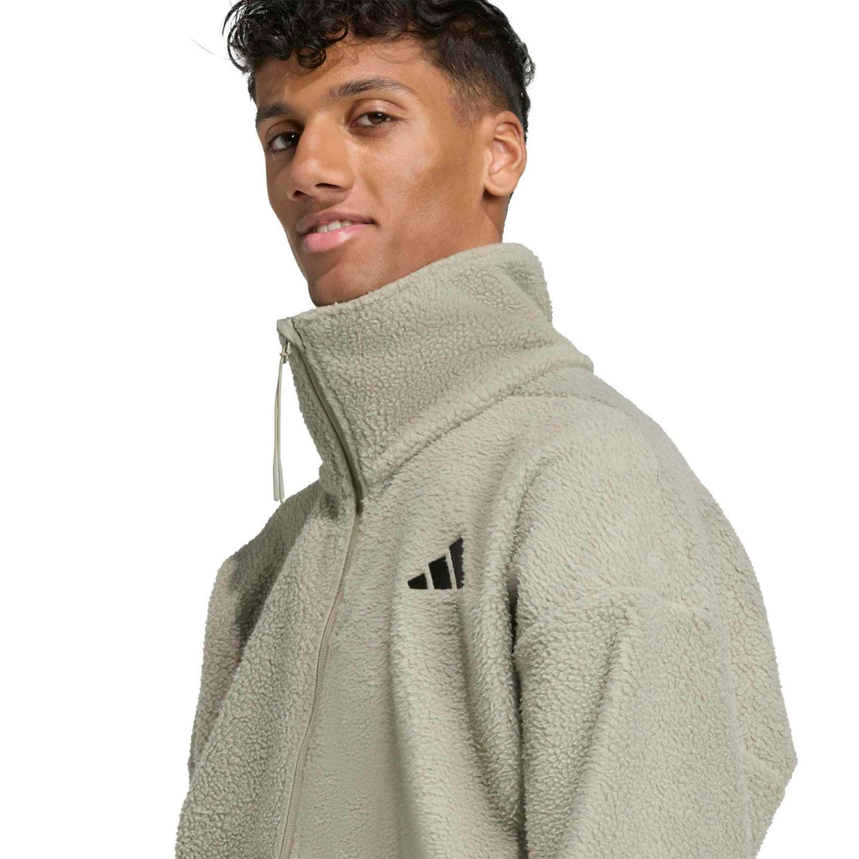 adidas Mens CT FLEECE FZ Green