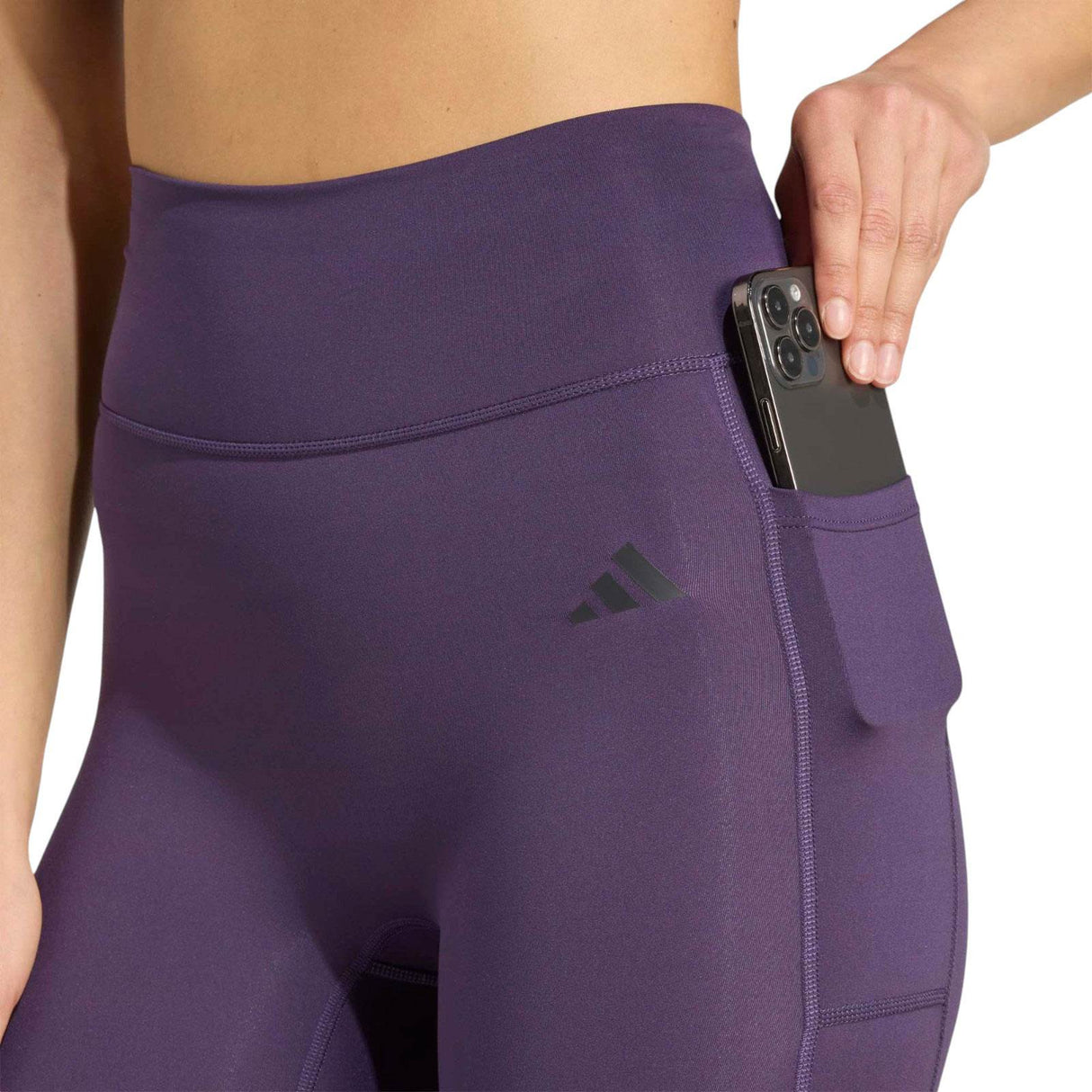 adidas Wmns OPT POW ESS 7/8 Tights Prpl