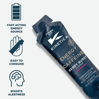 Kinetica Caffeine Gel Berry Burst Box 24