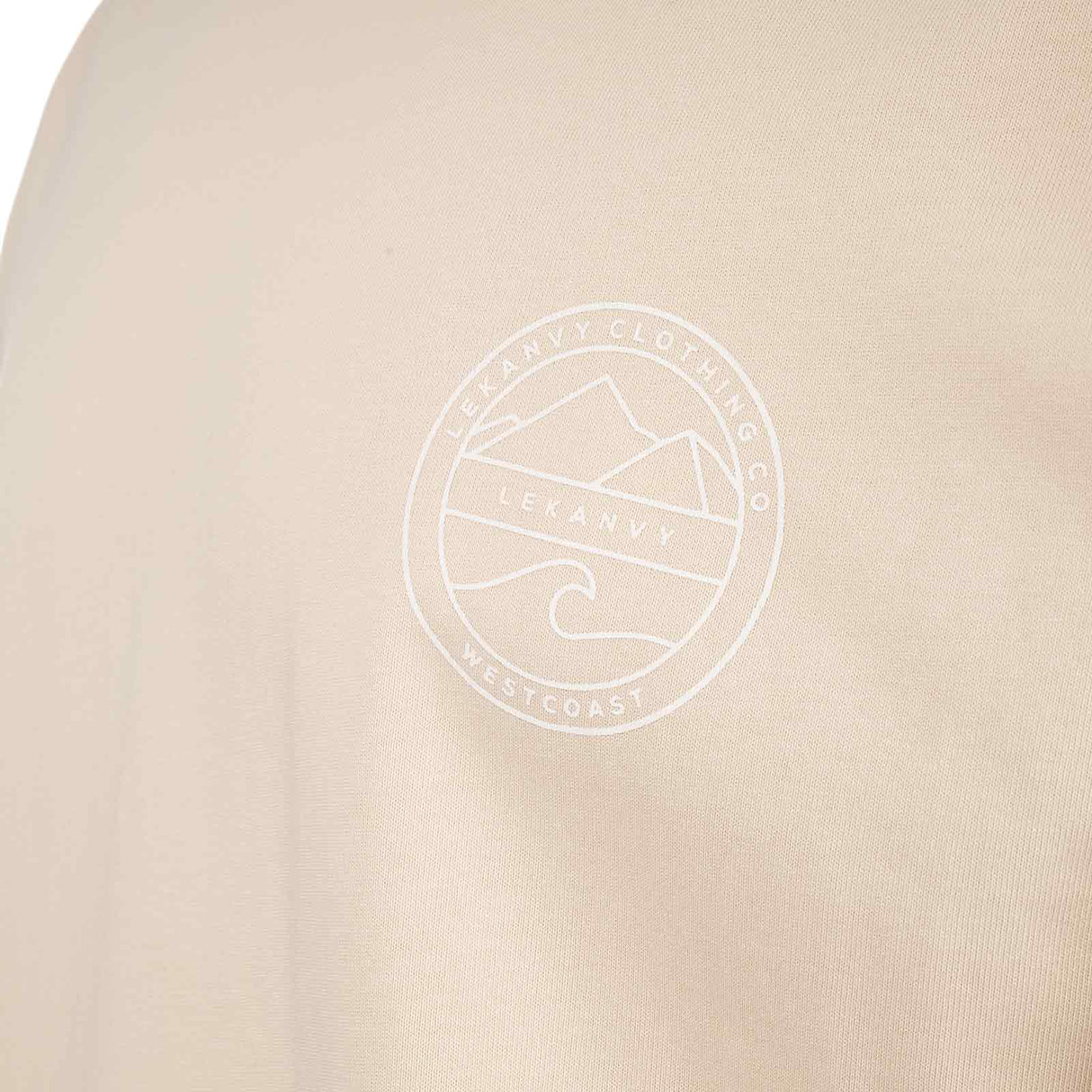LeKanvy Coast Cream T-Shirt