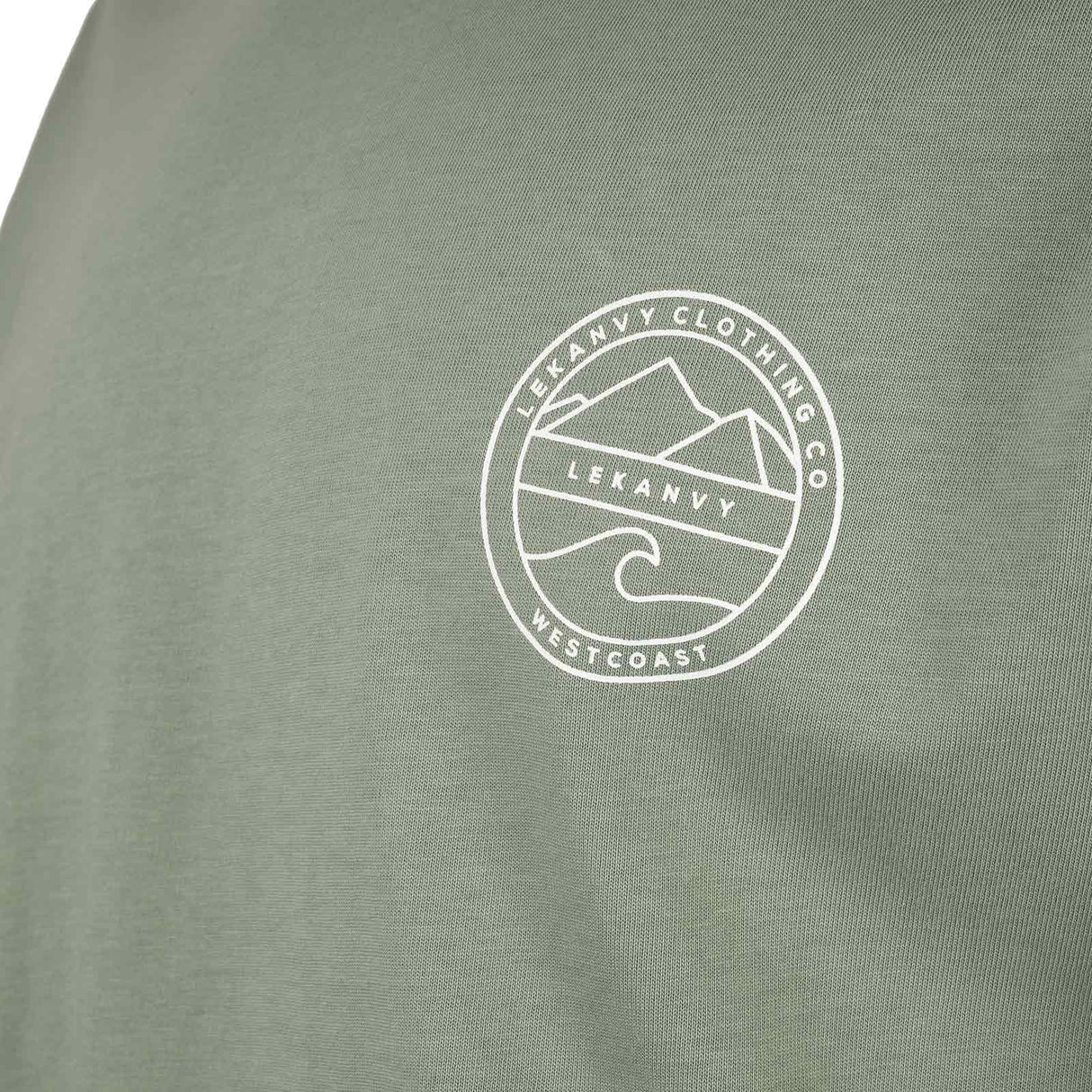 LeKanvy Coast Sage Green T-Shirt