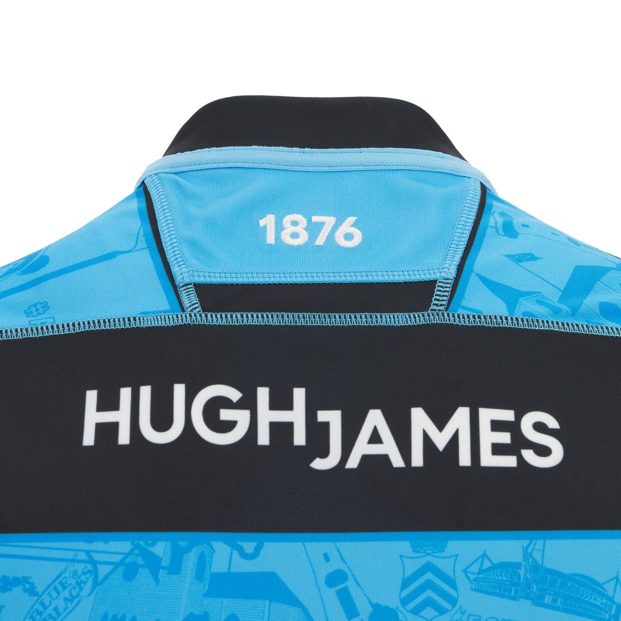 Macron Cardiff M25/26 Hm Jersey SS Blue