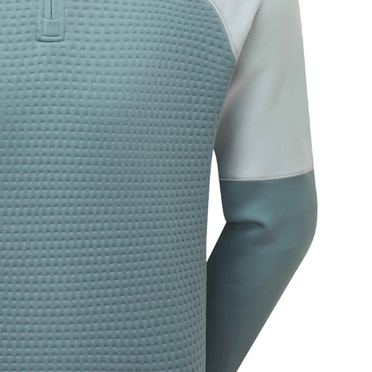 Footjoy TS Jacquard Midlayer QZ Top Gry
