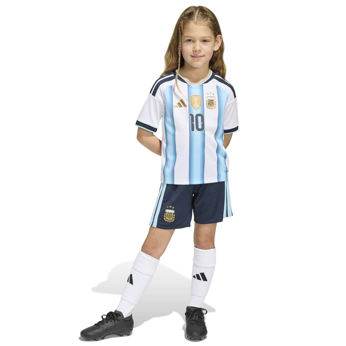 adidas Argentina WC26 Kids Home Kit Wht
