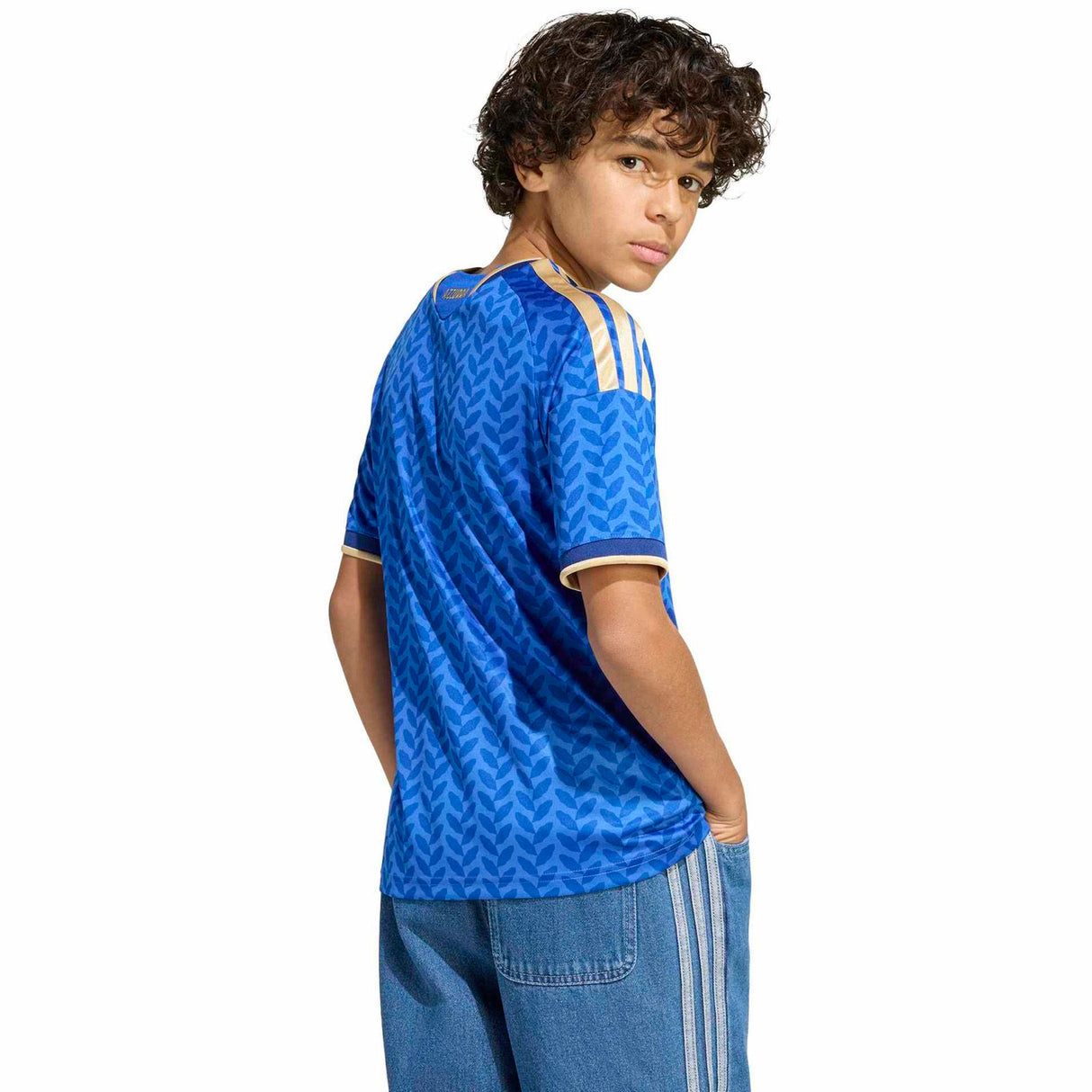 adidas Italy WC26 Kids Home Jersey Blue