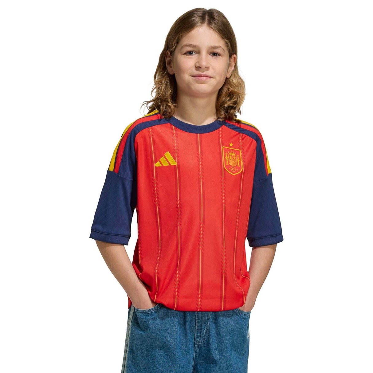adidas Spain Football World Cup 2026 Kids Home Jersey