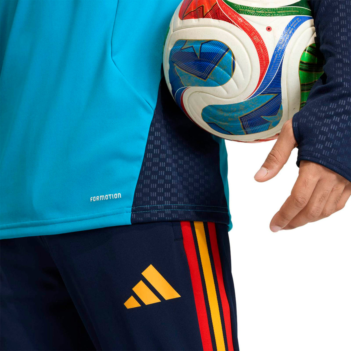 adidas Spain WC26 Train QZ Top Blue