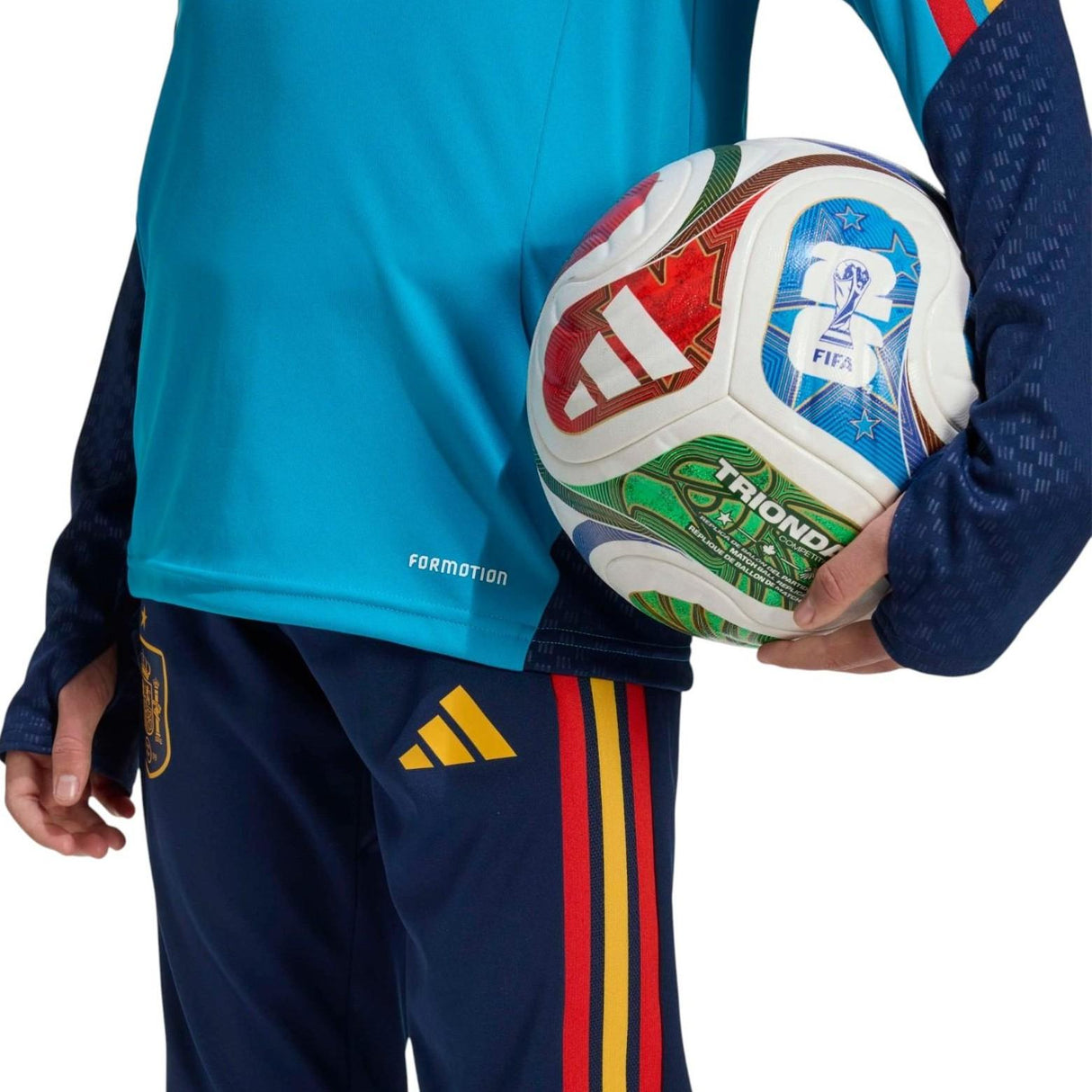 adidas Spain Football World Cup 2026 Kids Half-Zip Training Top