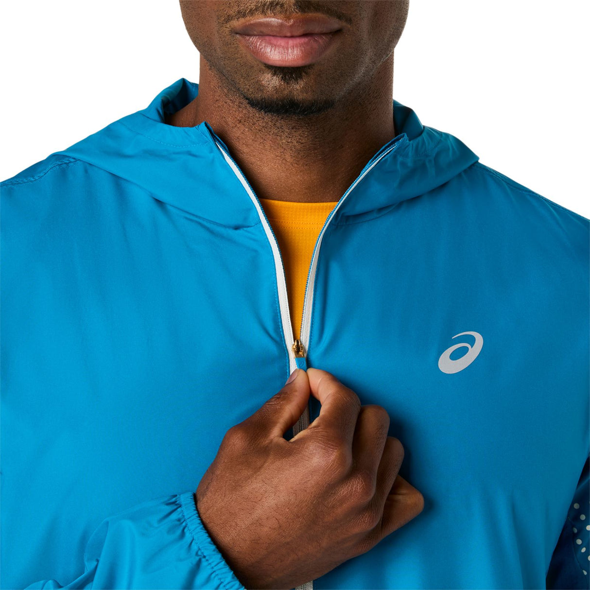 ASICS MENS ICON JACKET BLUE