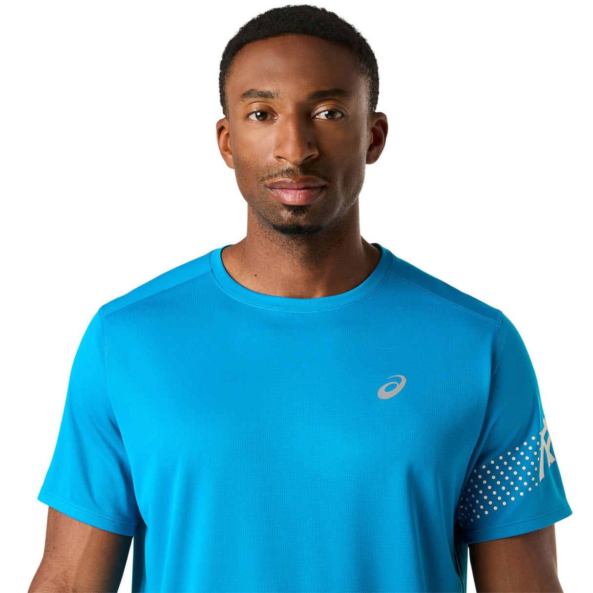 ASICS MENS ICON SS TOP BLUE