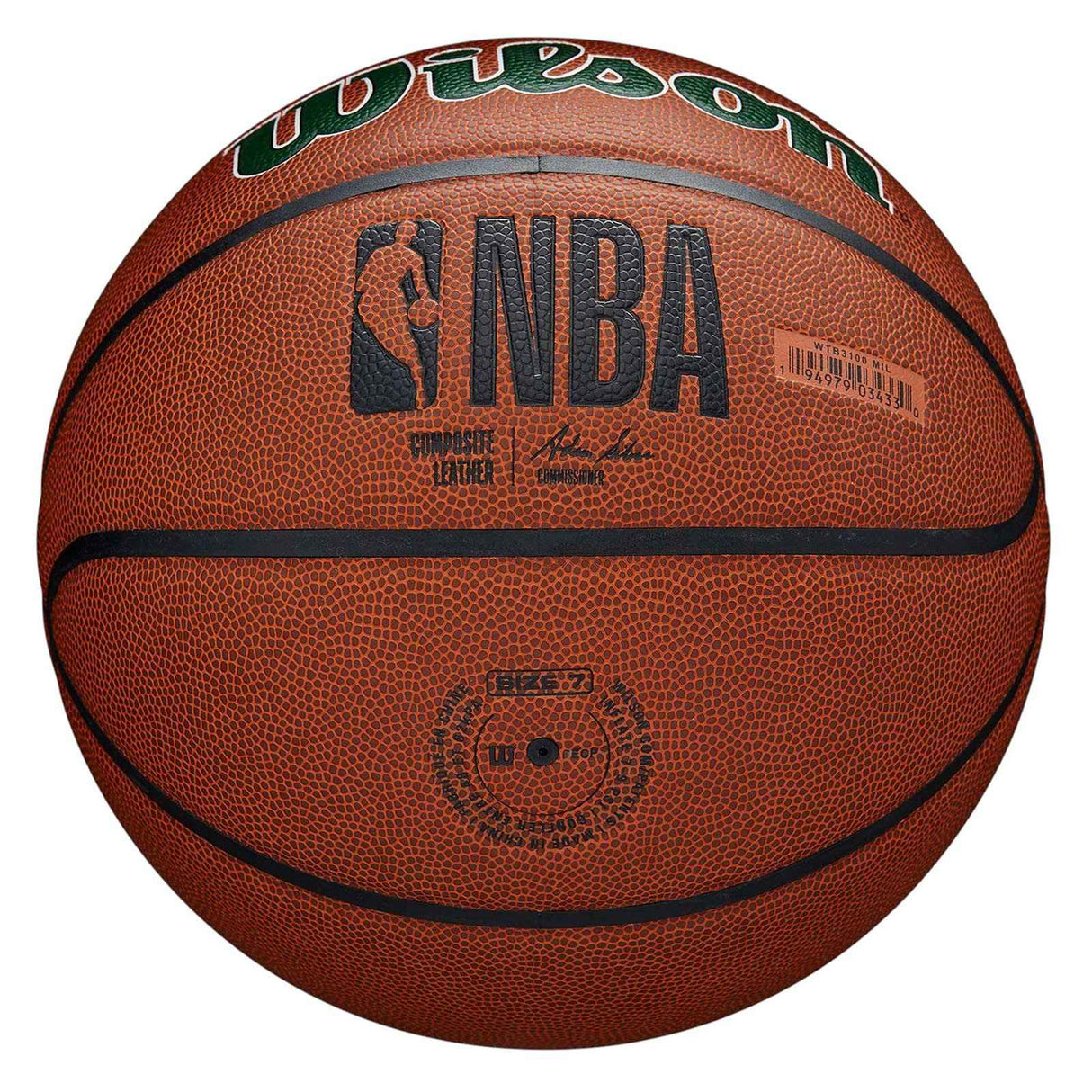 Wilson NBA Milwaukee Bucks Team Alliance Basketball