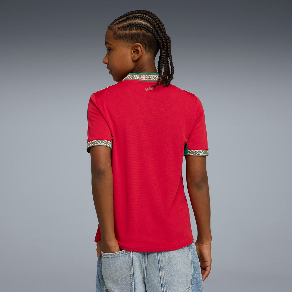 PUMA MOROCCO WC26 KID HOME JERSEY RED