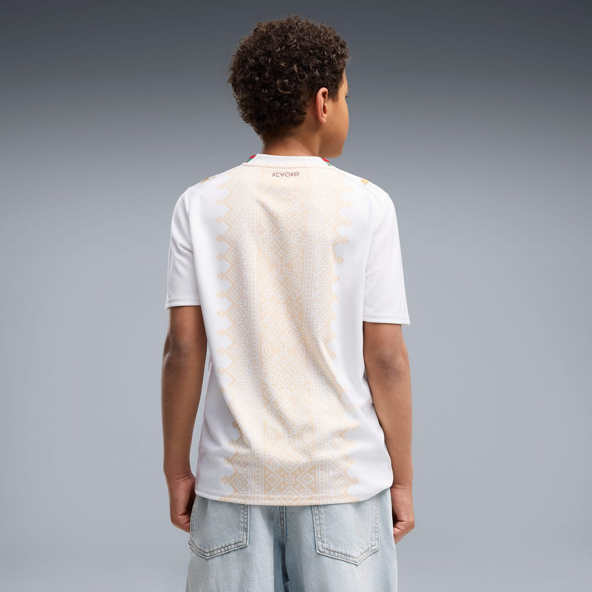 PUMA MOROCCO WC26 KIDS AWAY JERSEY WHITE