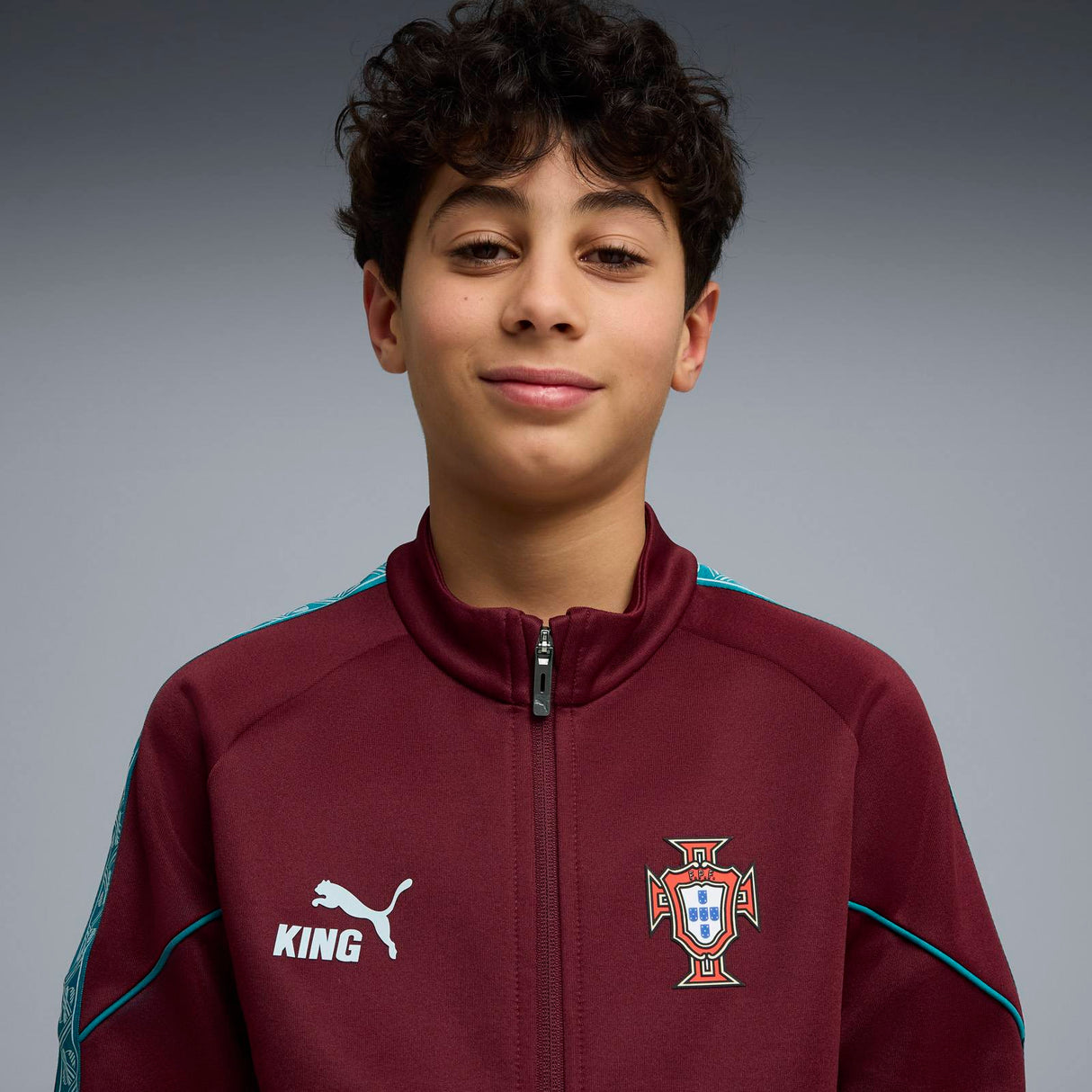 PUMA PORTUGAL WC26 KID ANTH JACKET MARN