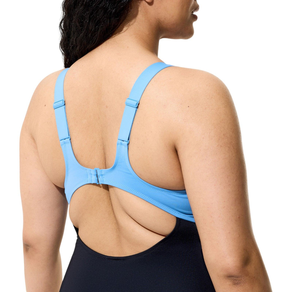 SPEEDO SCULP BFLY BACK ONE PIECE BLUE