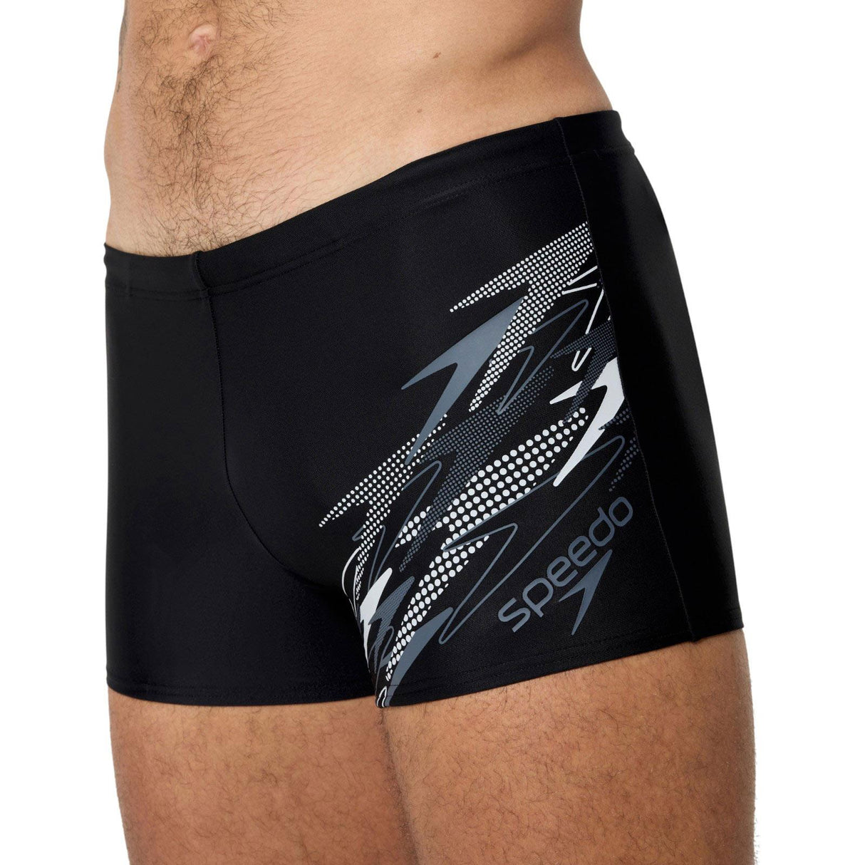 SPEEDO MEDLEY LOGO AQUASHORT BLACK