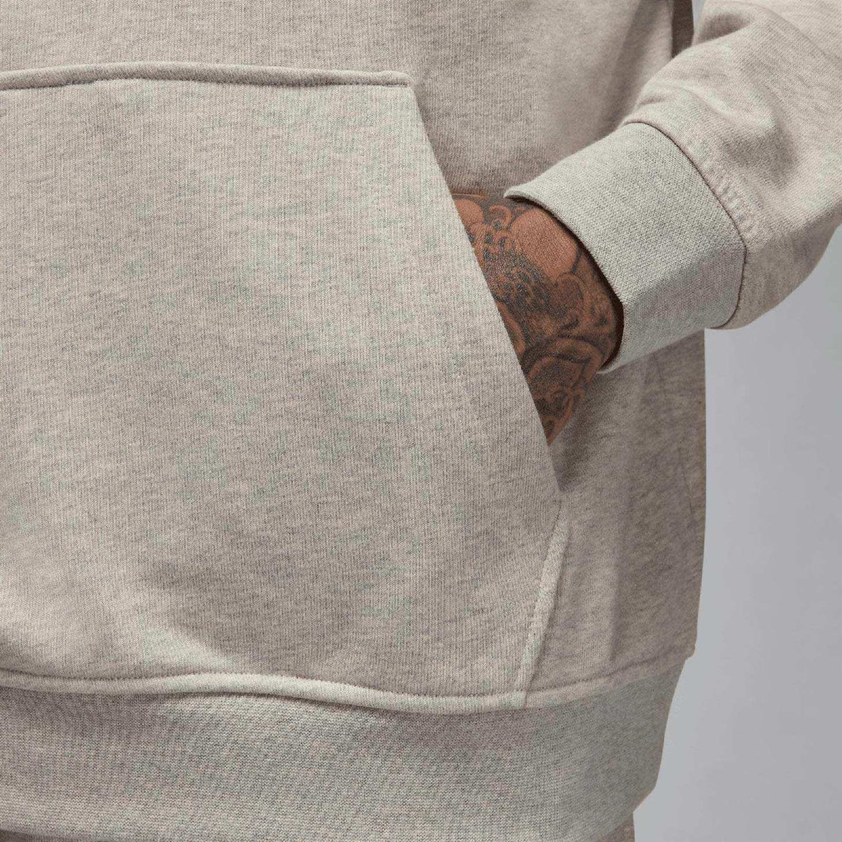 NIKE JORDAN DRI-FIT PULLOVER HOODIE GREY